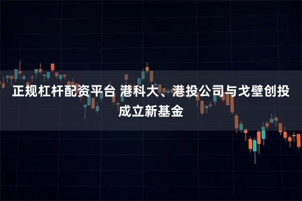 正规杠杆配资平台 港科大、港投公司与戈壁创投成立新基金